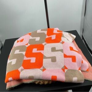 Baublebar On Repeat Custom throw Blanket S initial